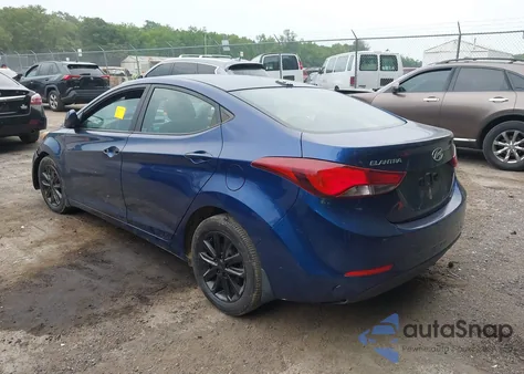 2016 Hyundai Elantra Se from USA, damaged, VIN 5NPDH4AE5GH722153